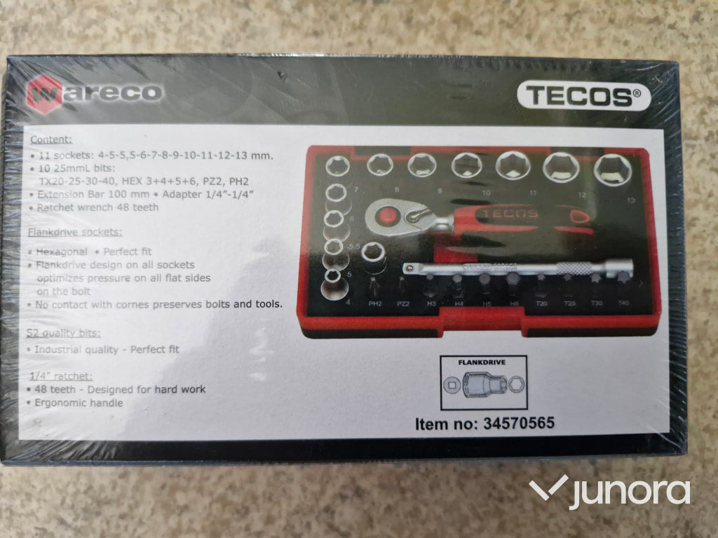Tecos Verktygssatser 3 st