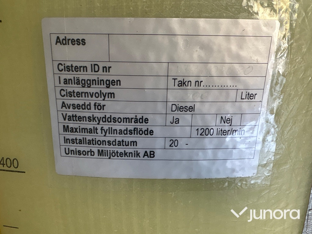 Dieseltank - ABG 2000 liter