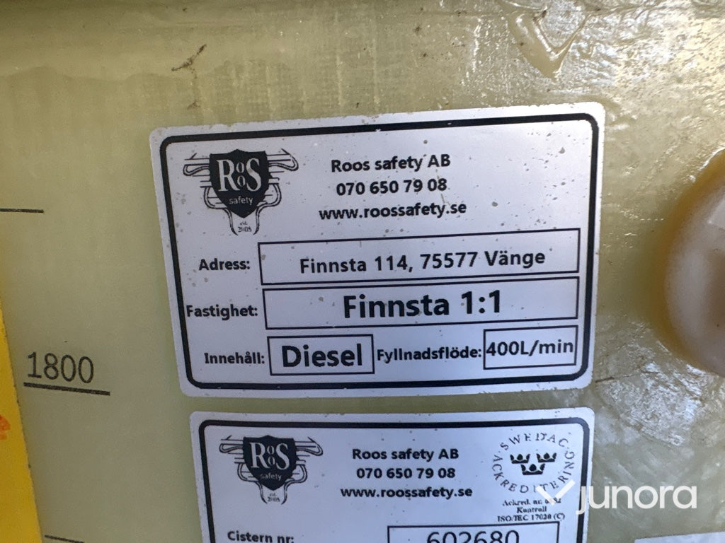 Dieseltank - ABG 2000 liter