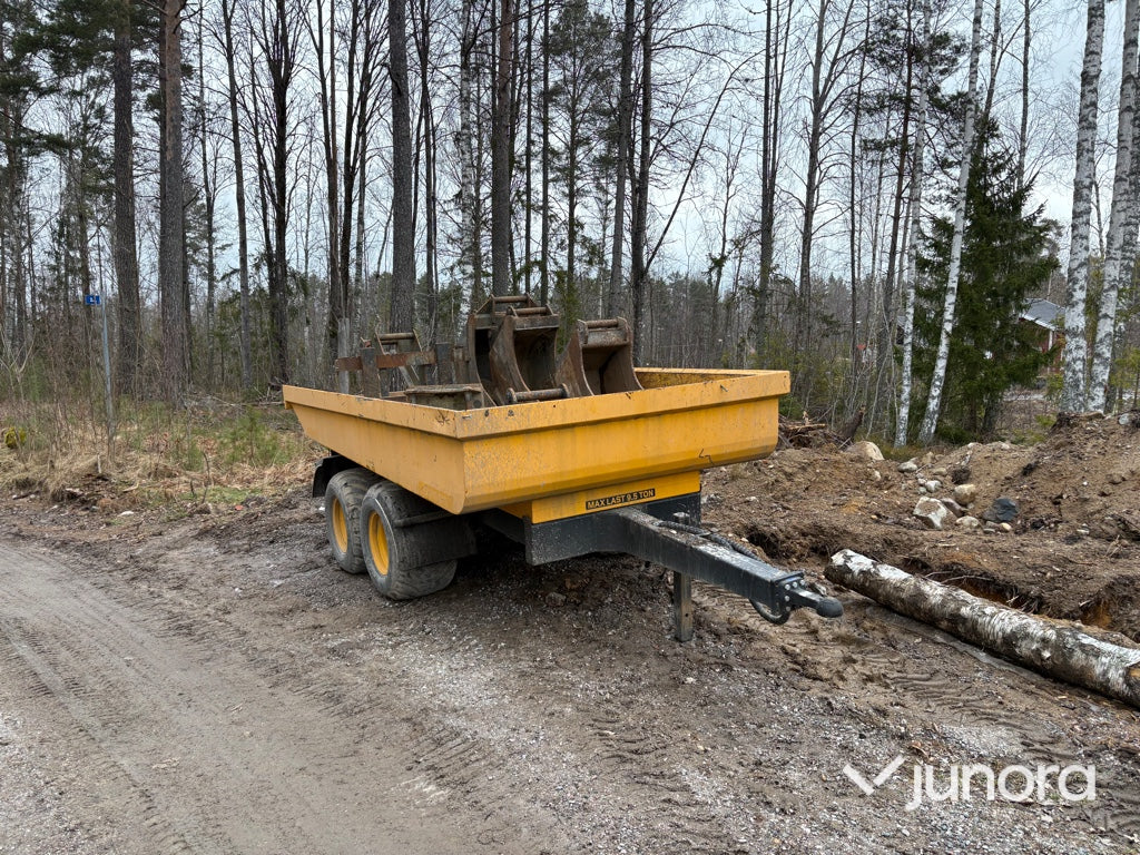 Hjulgrävmaskin-VOLVO EW160C med släp