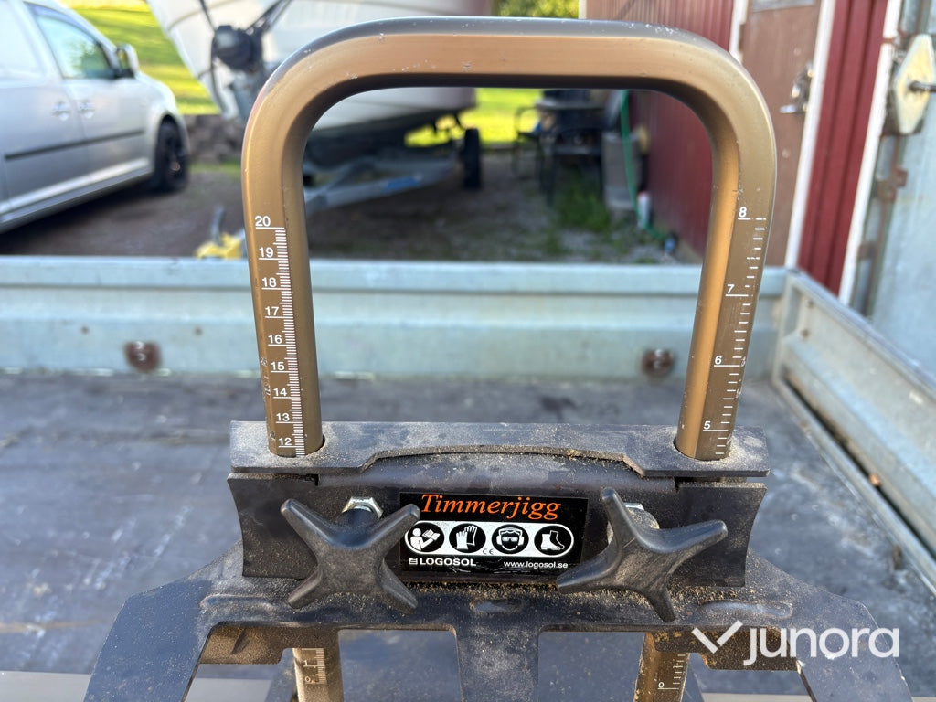 Timmerjigg Logosol med M7-skenor