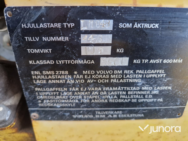 Hjullastare - Volvo BM, 846