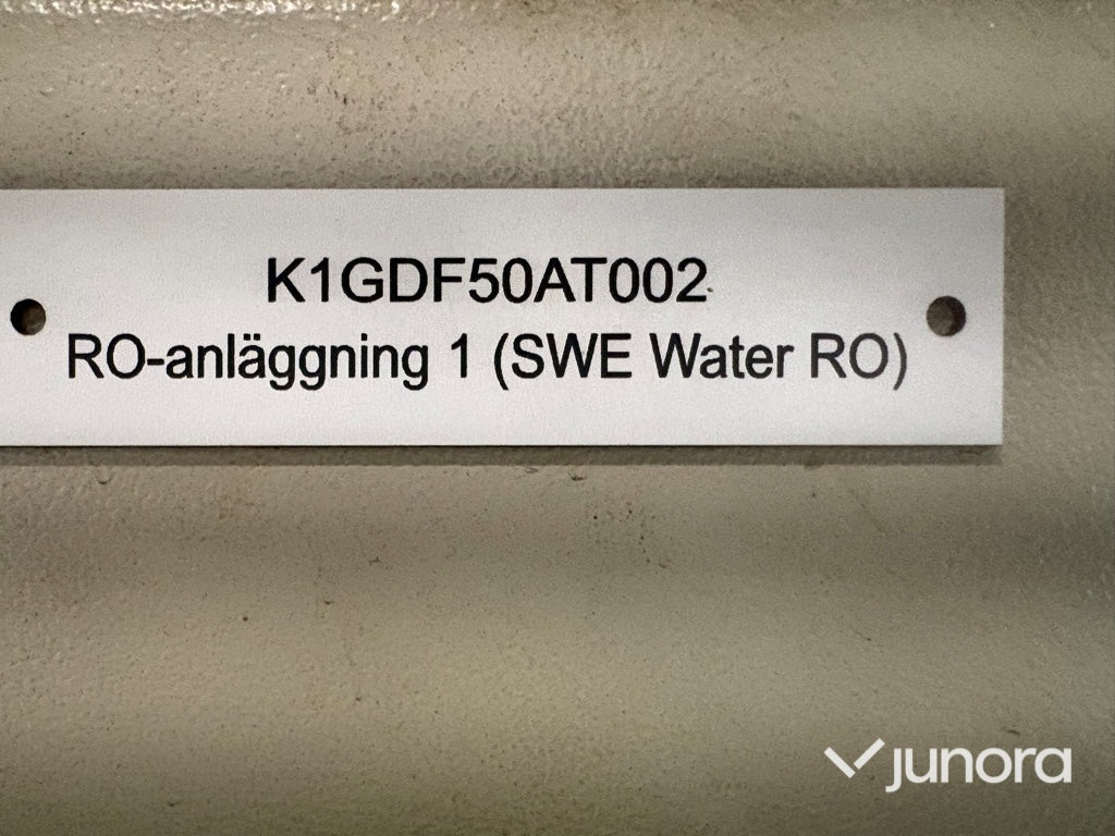 RO-anläggning – SwedeWater Membransystem