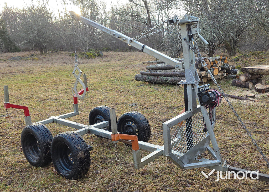 ATV Timmervagn - med elvinsch och timmersax