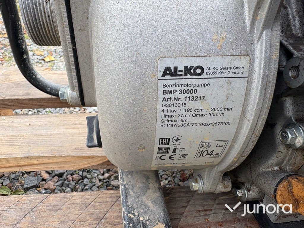 Bensindriven vattenpump - AL-KO 30000