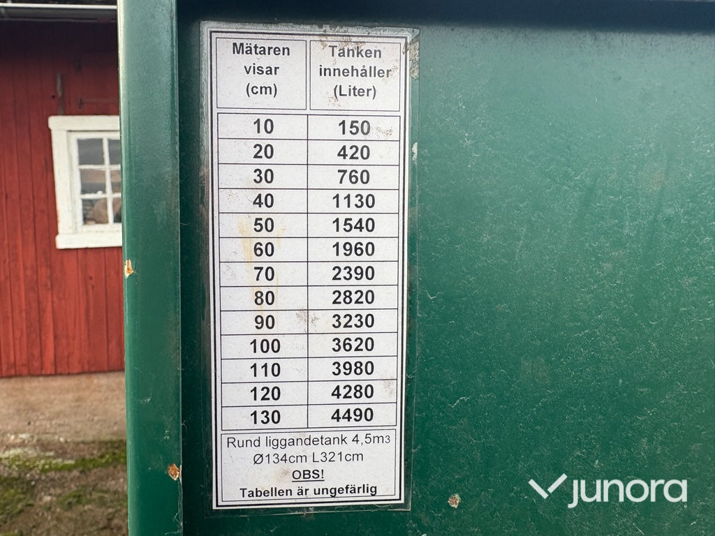 Dieseltank Farmartank - 4500 liter