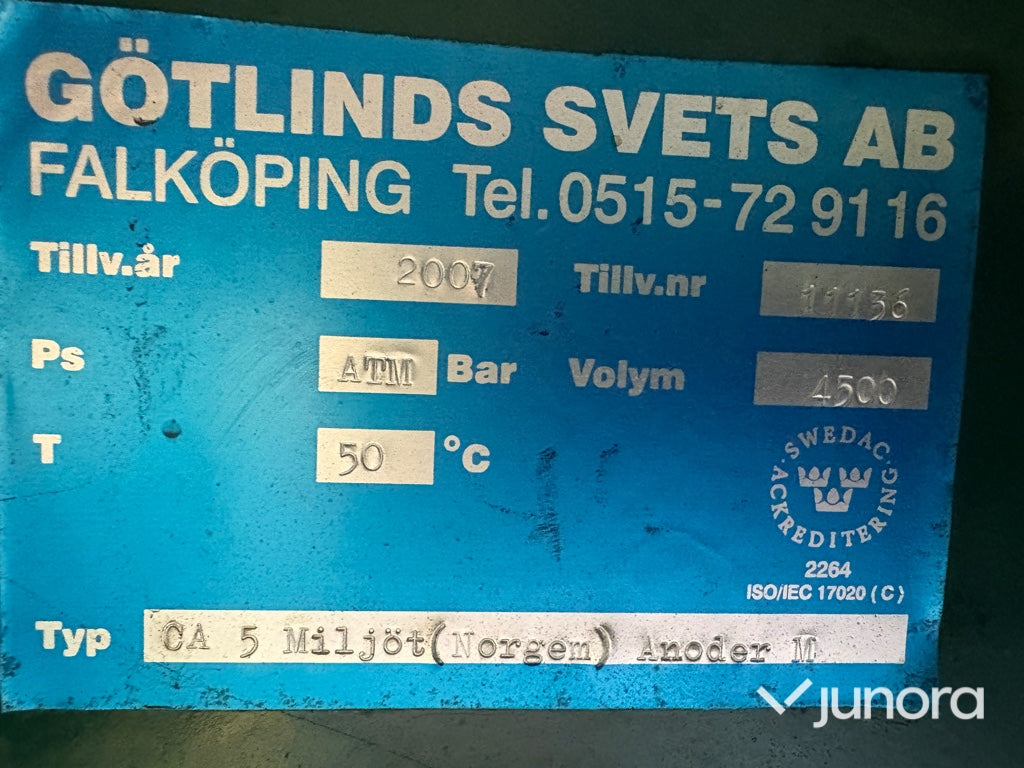 Dieseltank Farmartank - 4500 liter