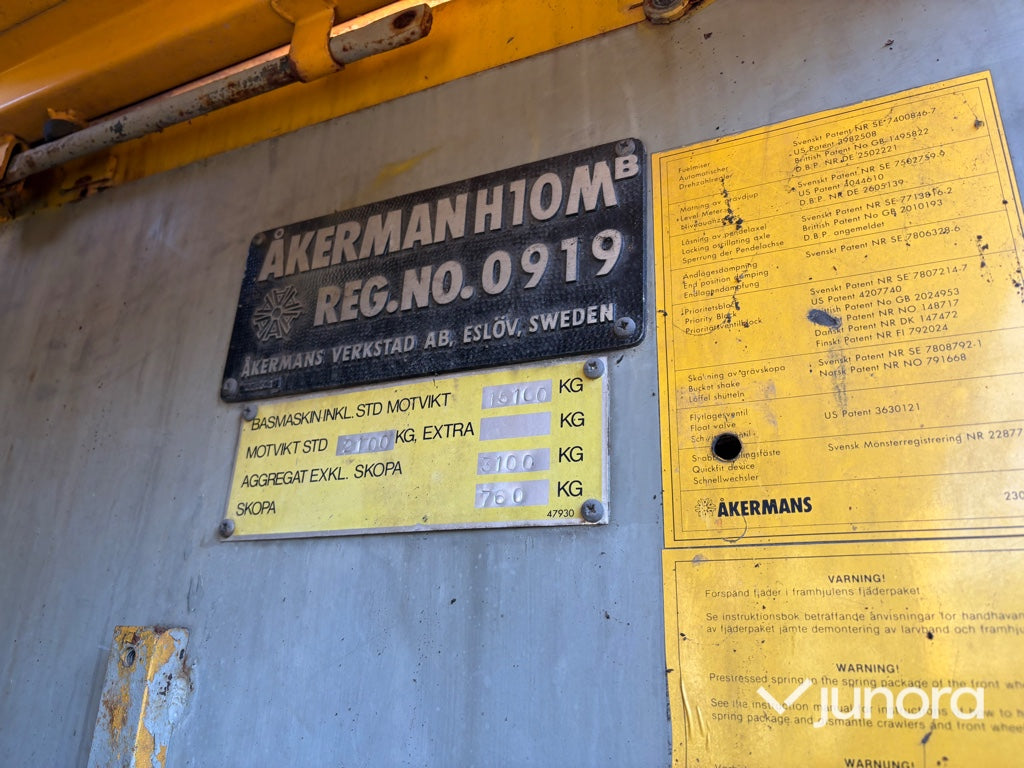 Hjulgrävare Åkerman H10M