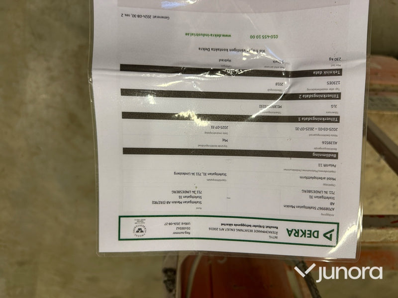 Pelarlift - JLG, 1230ES