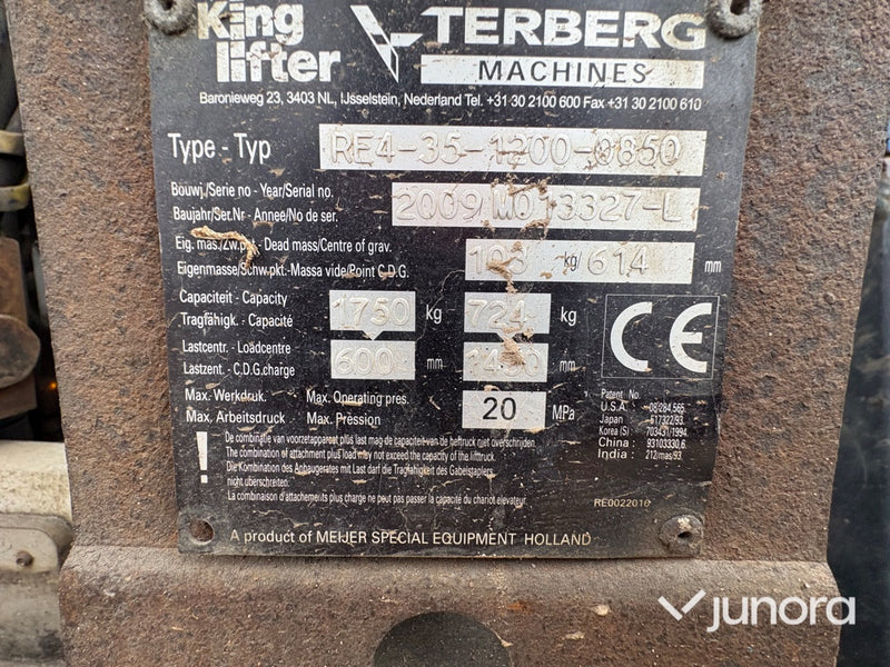 Påhängstruck - Terberg King Lifter TKL-3x3-M