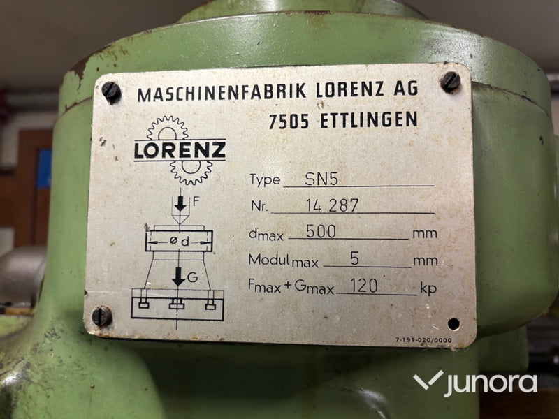 Kugghyvel - Lorentz SN5