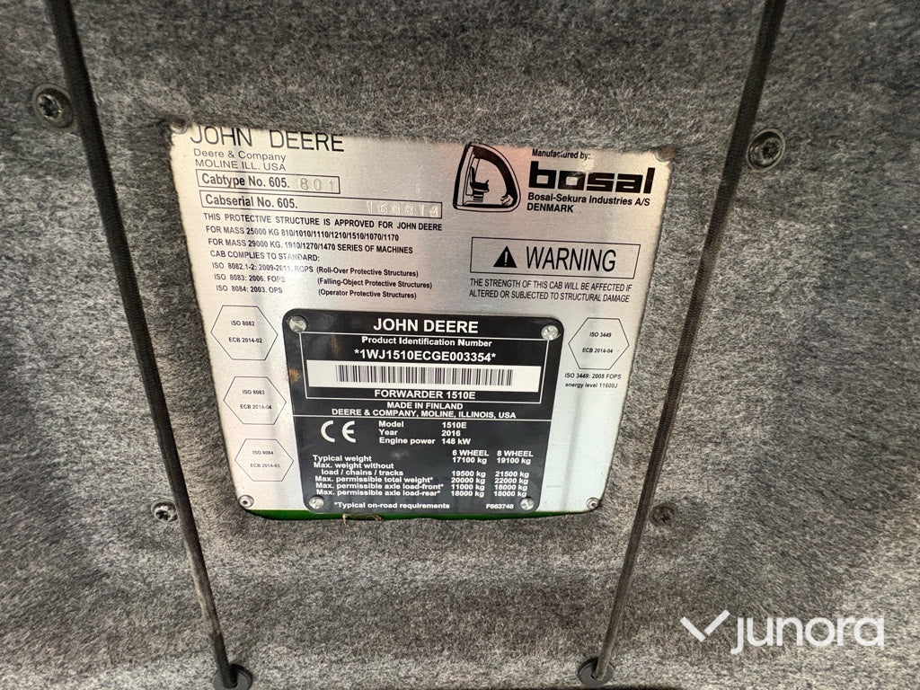 Skotare – John Deere 1510E IBC (2016)