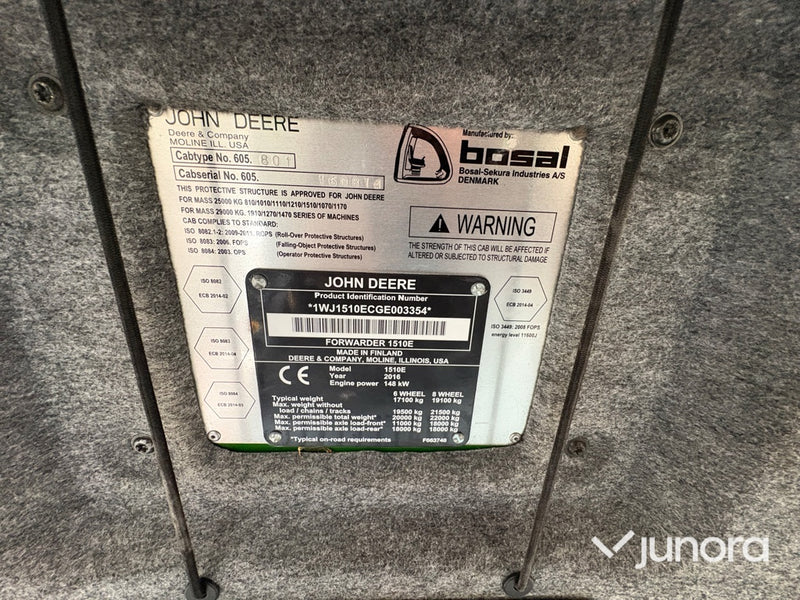 Skotare – John Deere 1510E IBC (2016)