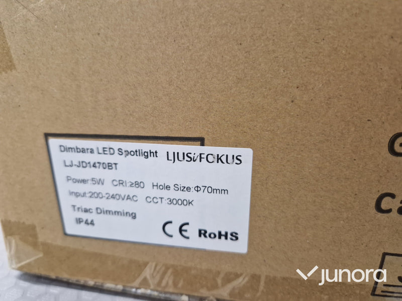 Led spotlight 5 w dimbara riktbara flimmerfria