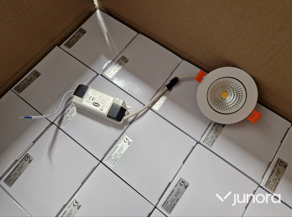 Led spotlight 5 w dimbara riktbara flimmerfria