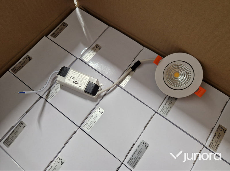 Led spotlight 5 w dimbara riktbara flimmerfria