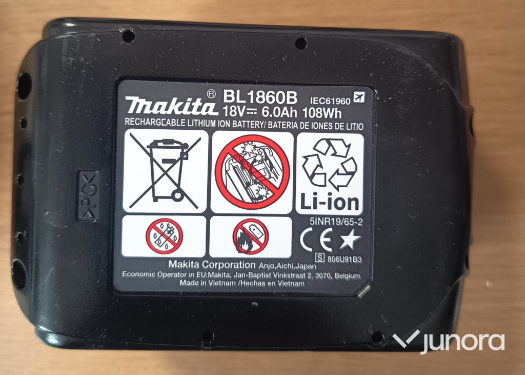 Batterier - Makita, 6ah (4st)