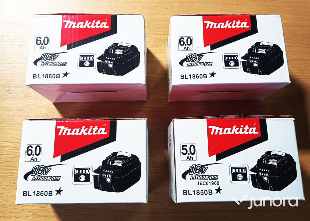 Batterier - Makita, 6ah (4st)