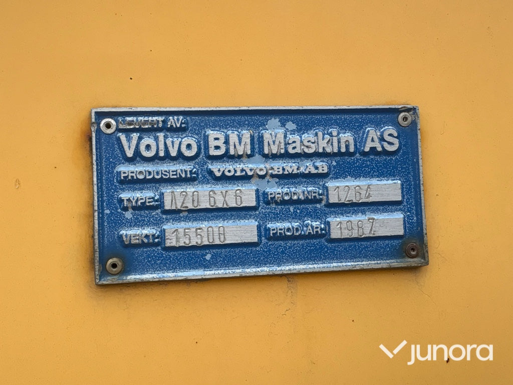 Dumper - Volvo, A20, 6x6