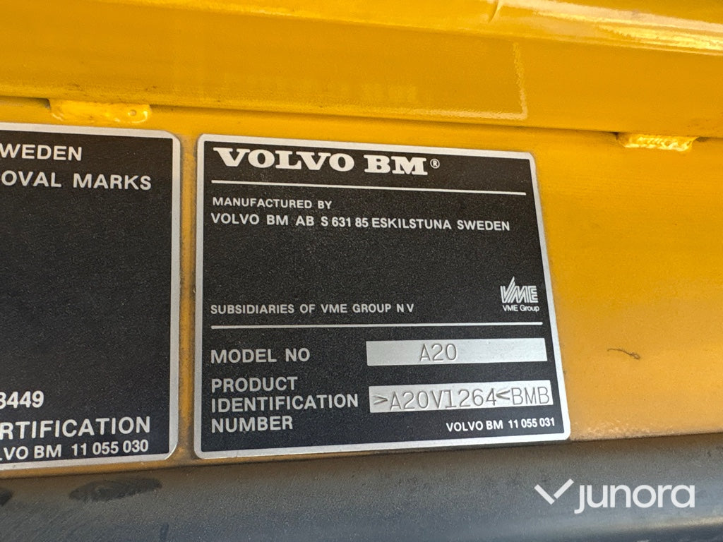Dumper - Volvo, A20, 6x6