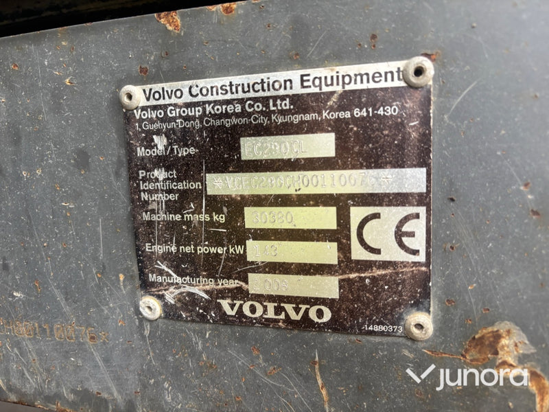 Bandgrävare - Volvo, EC290C, Med tiltrotator