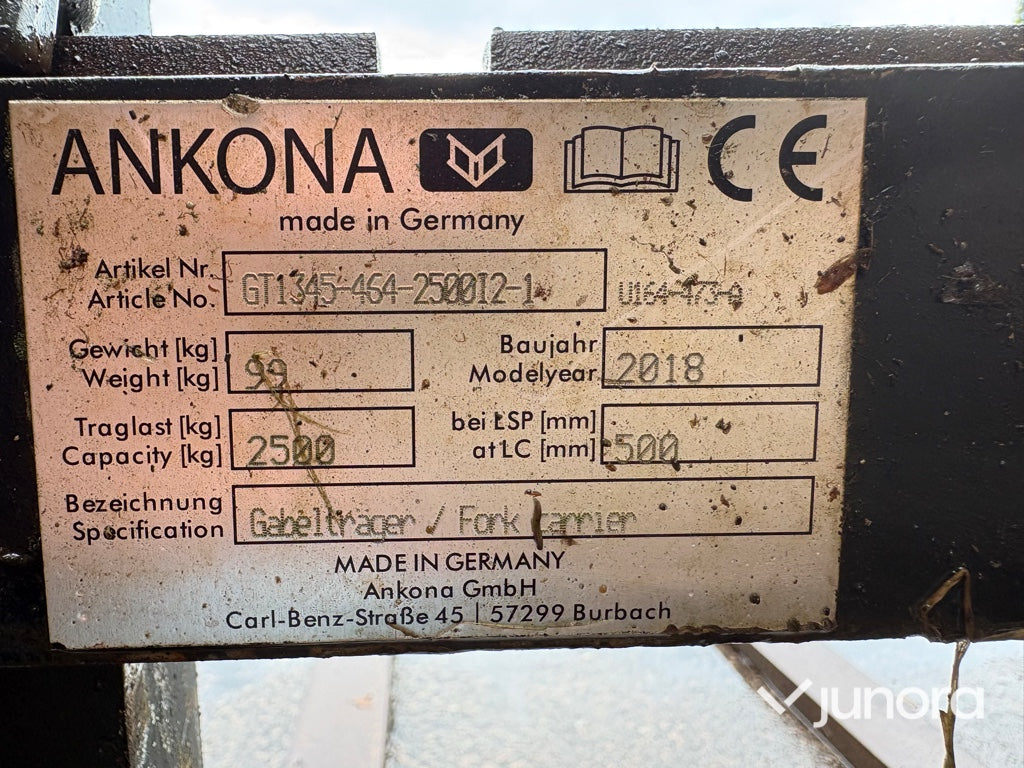 Pallgafflar Ankona GT1345-464-250012-1