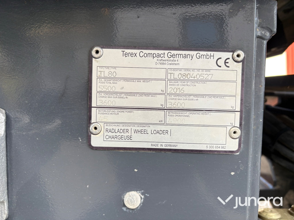 Hjullastare - Terex TL80
