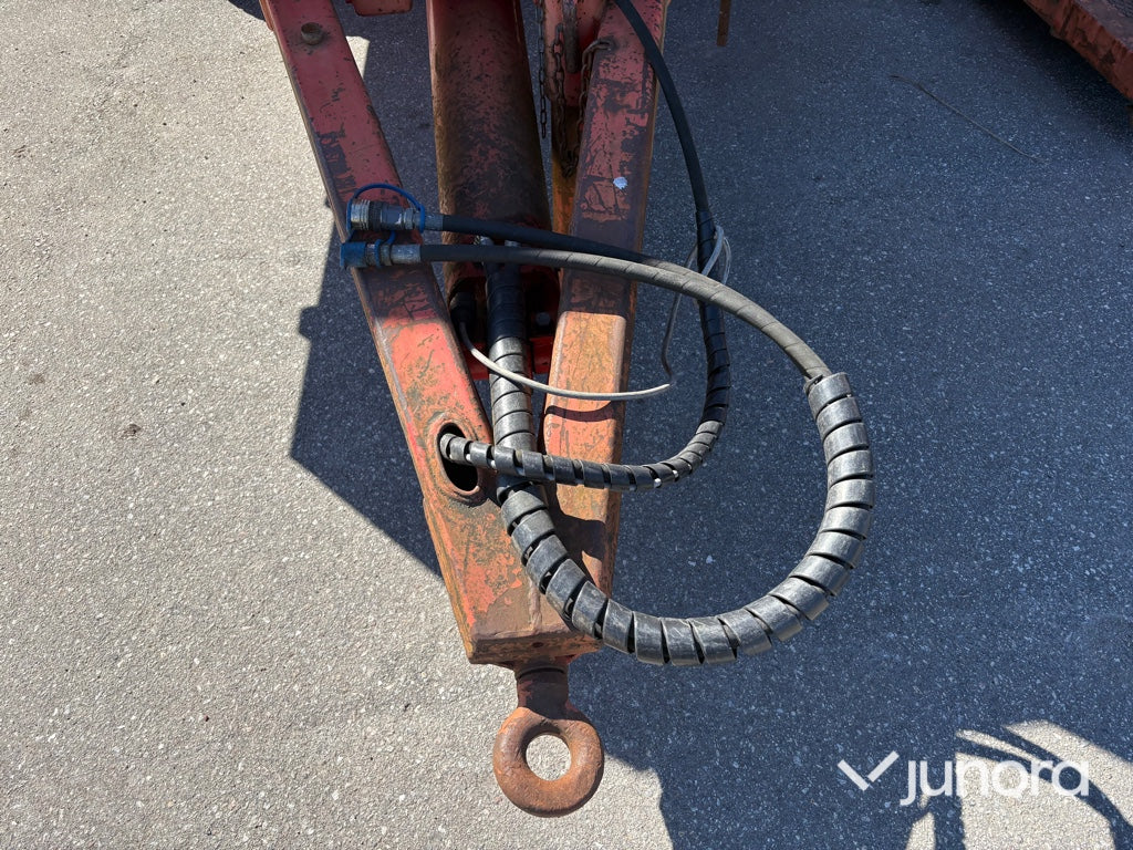 Lastväxlarvagn - Bigab, 10-14, Med flak