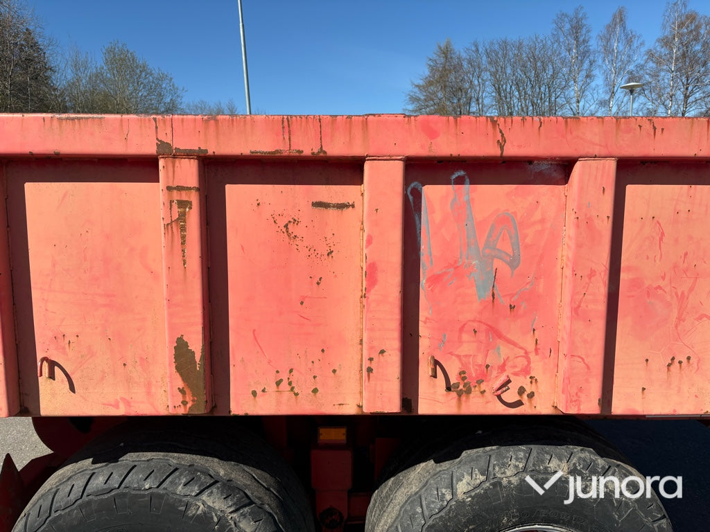 Lastväxlarvagn - Bigab, 10-14, Med flak