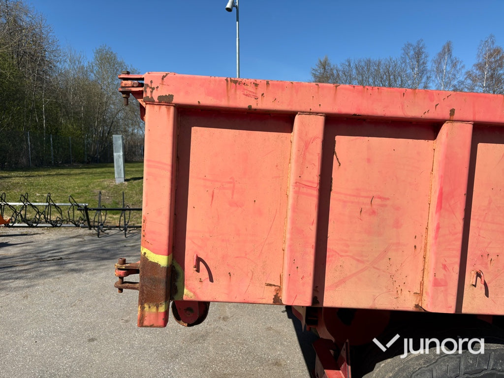 Lastväxlarvagn - Bigab, 10-14, Med flak