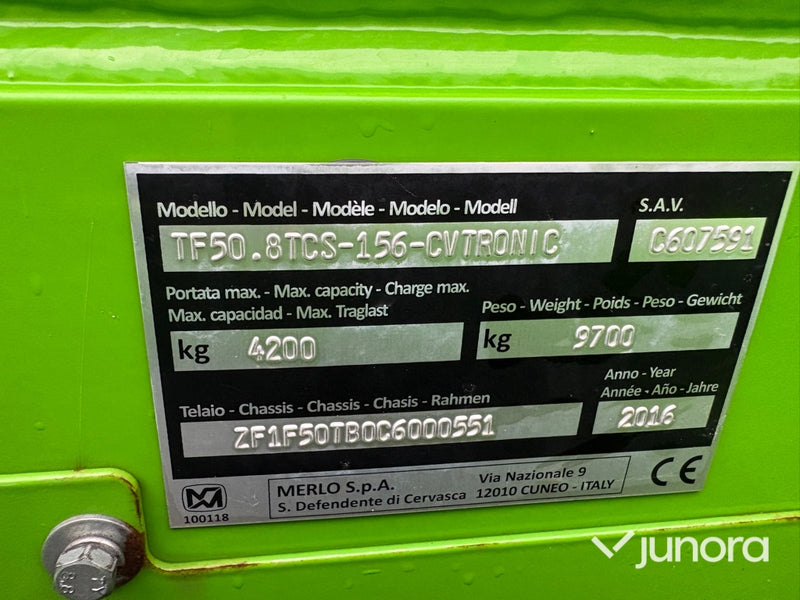Teleskoplastare - Merlo, TF50.8-156CVT