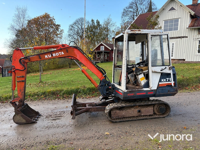 Minigrävare - Kubota, KX71