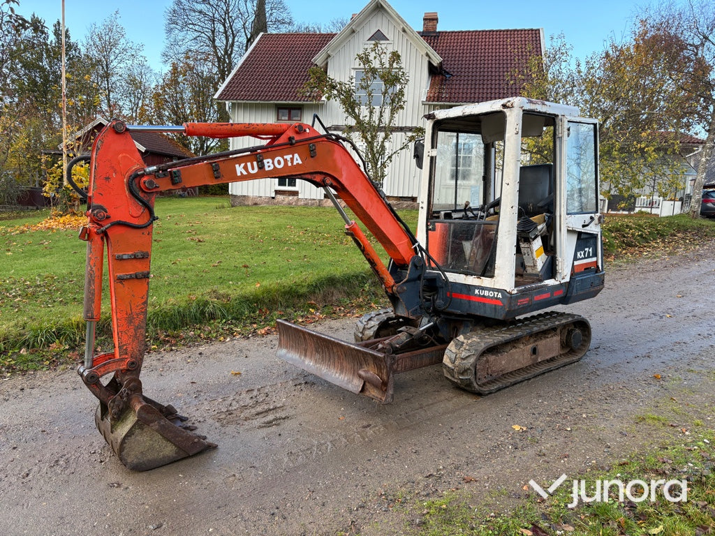 Minigrävare - Kubota, KX71