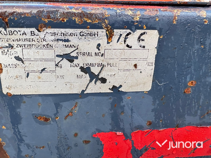 Minigrävare - Kubota, KX71