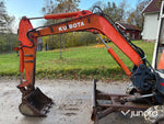 Minigrävare - Kubota, KX71