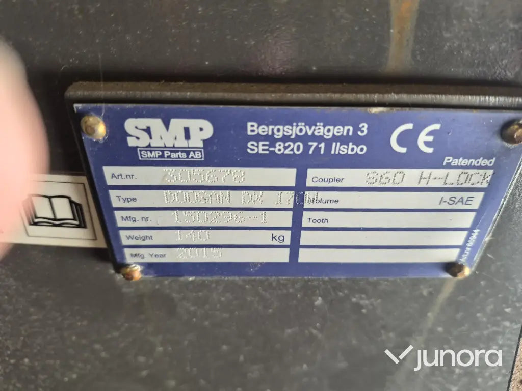 Redskapsfäste SMP S60