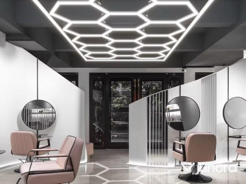 LED Belysning - Hexagon, 4840 x 2430mm, 15st