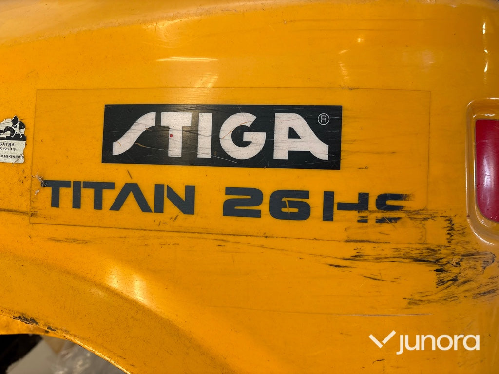 Redskapsbärare + Redskap - Stiga, Titan 26 HS