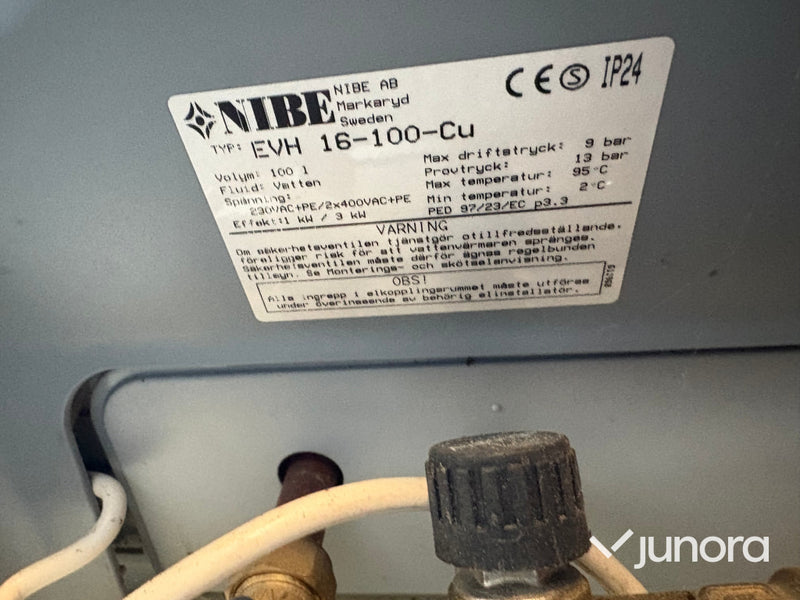 Varmvattenberedare NIBE Eminent 100 L