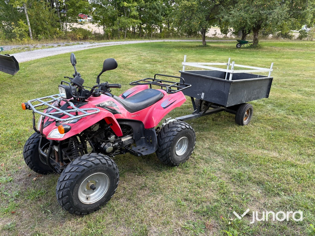 Fyrhjuling med släp QINGQI 200ATV-D