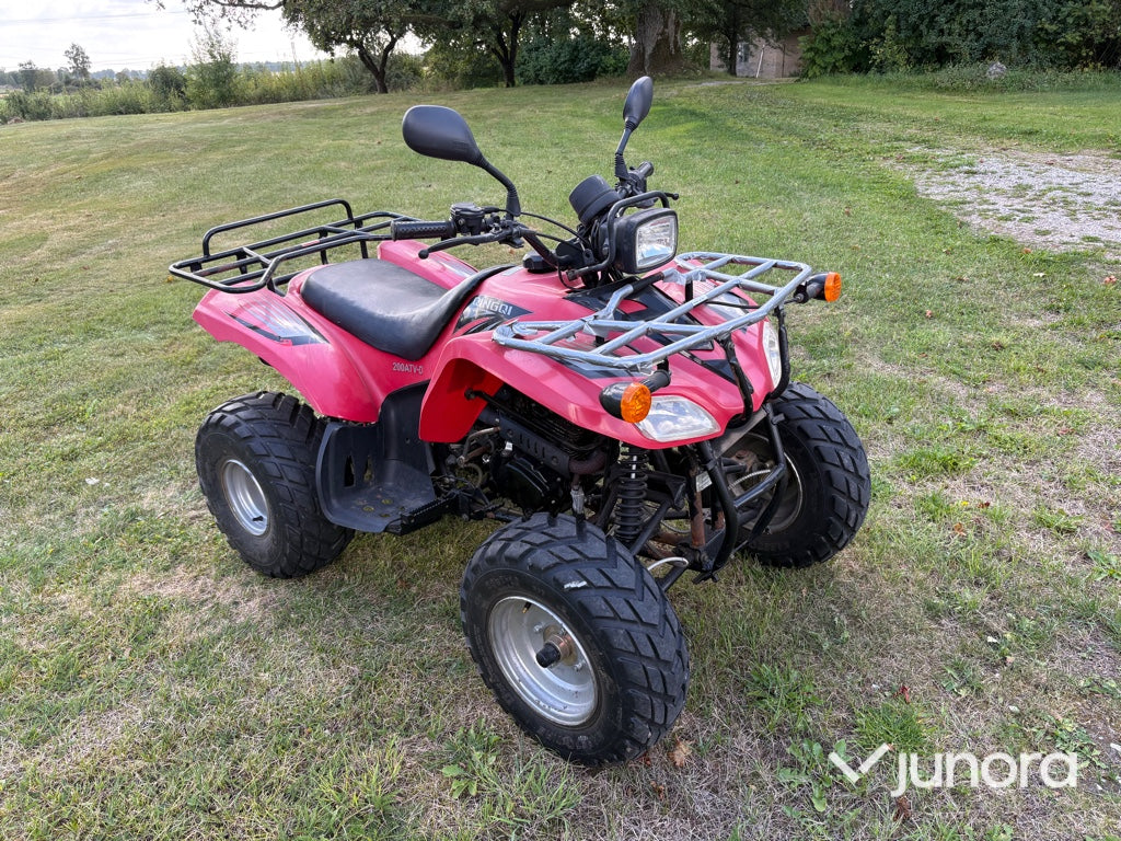 Fyrhjuling med släp QINGQI 200ATV-D
