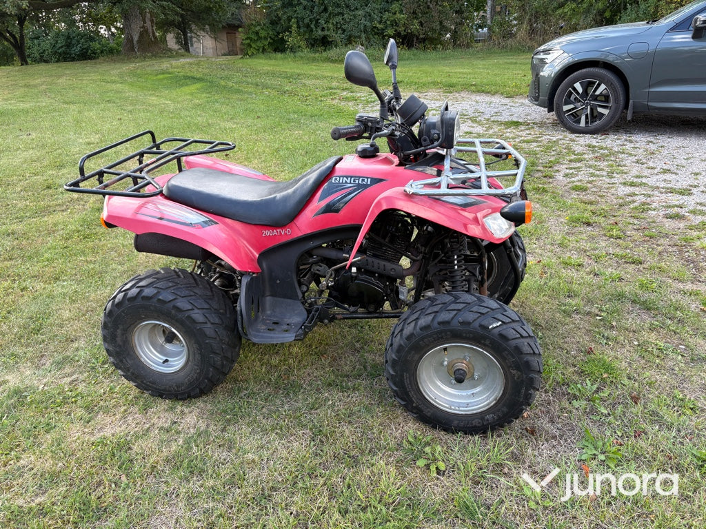 Fyrhjuling med släp QINGQI 200ATV-D