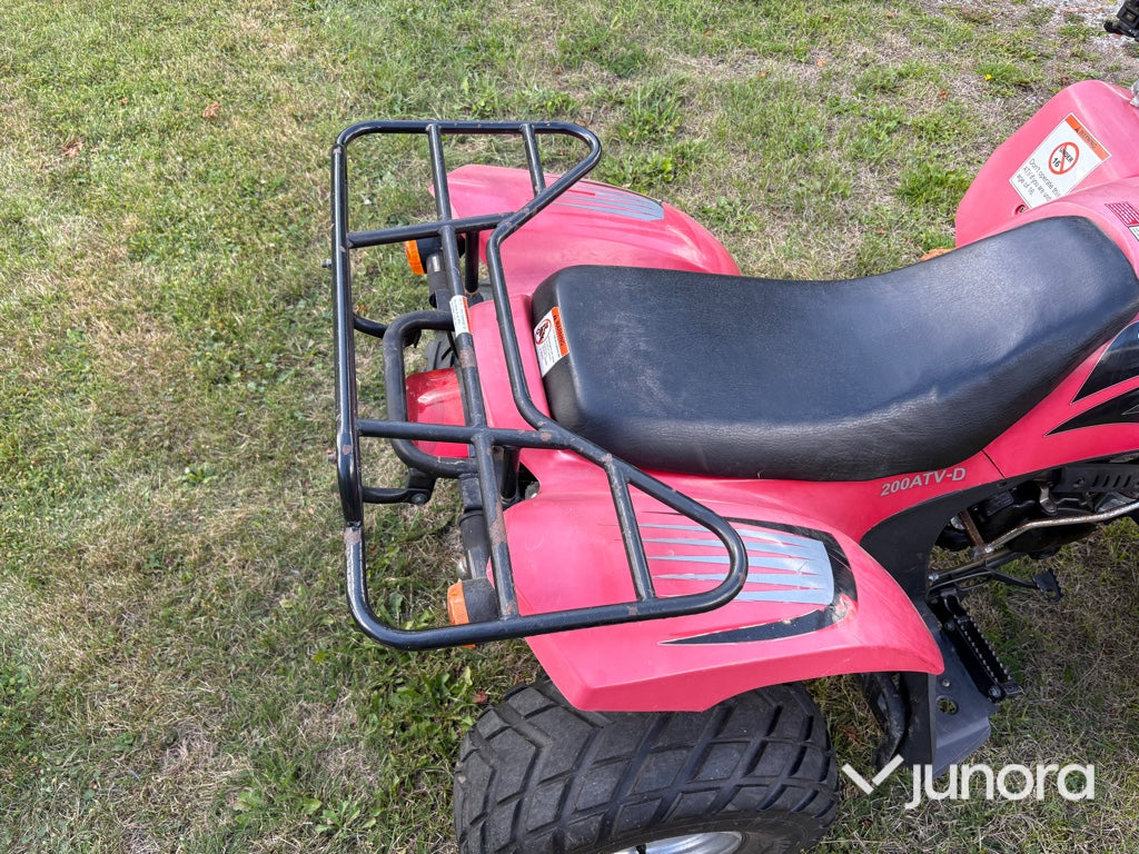 Fyrhjuling med släp QINGQI 200ATV-D