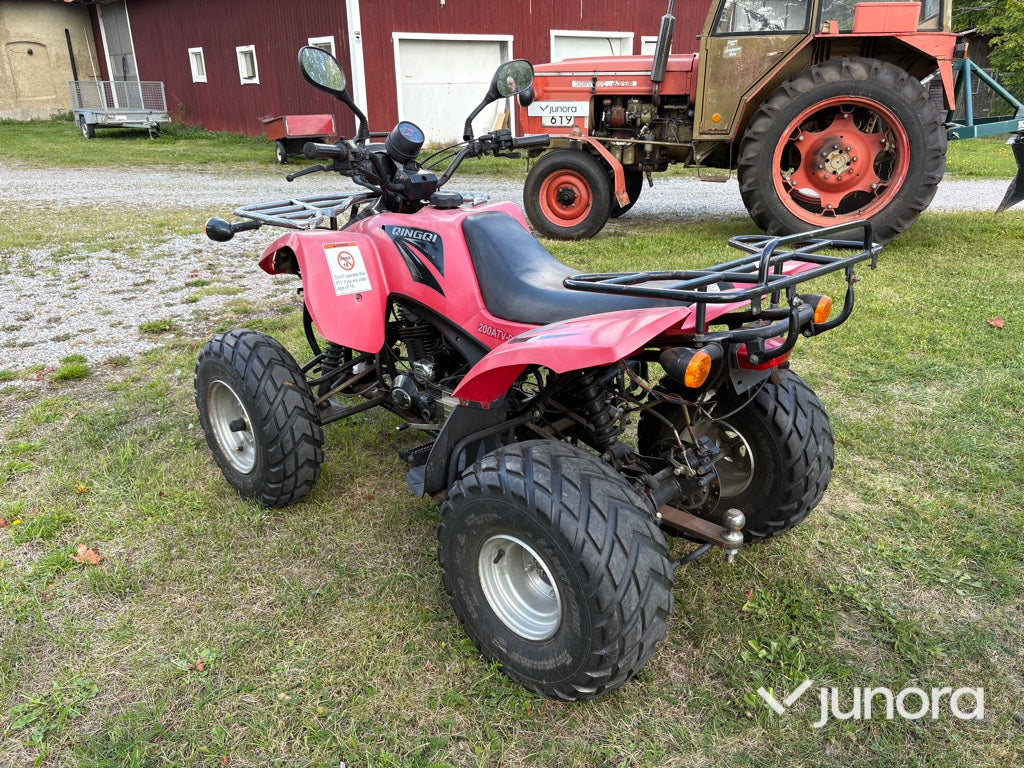 Fyrhjuling med släp QINGQI 200ATV-D