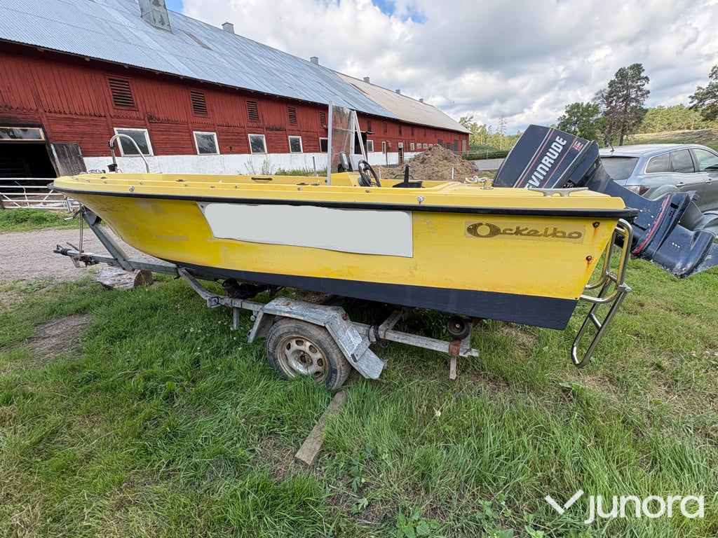 Ockelbo B16 med Evinrude 60HK + Brenderup trailer