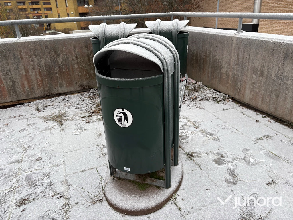 Papperskorgar - För utomhusbruk, 6st