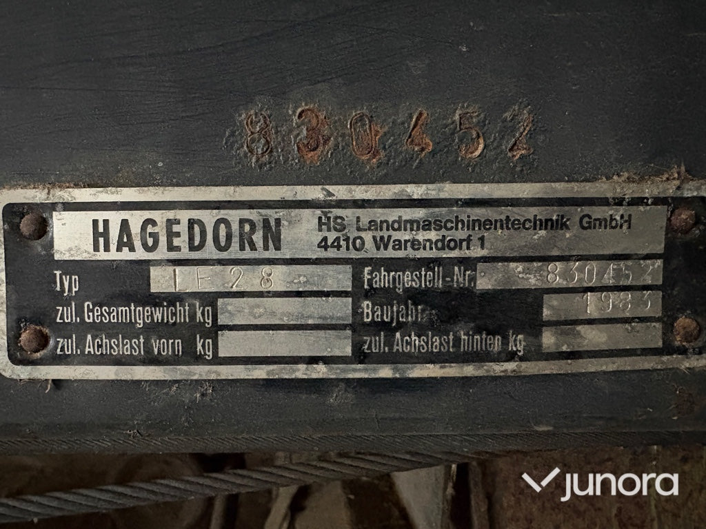 Självlastarvagn - Hagedorn LE 28
