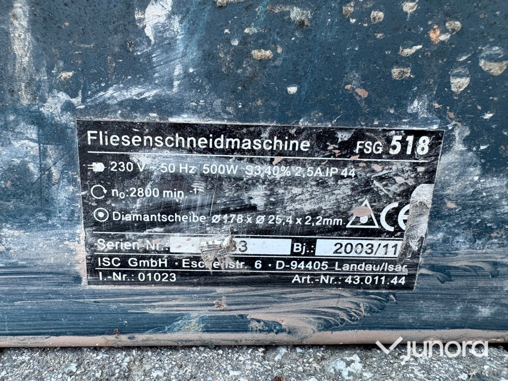 Vatten kakelskärare/klinkerskärare