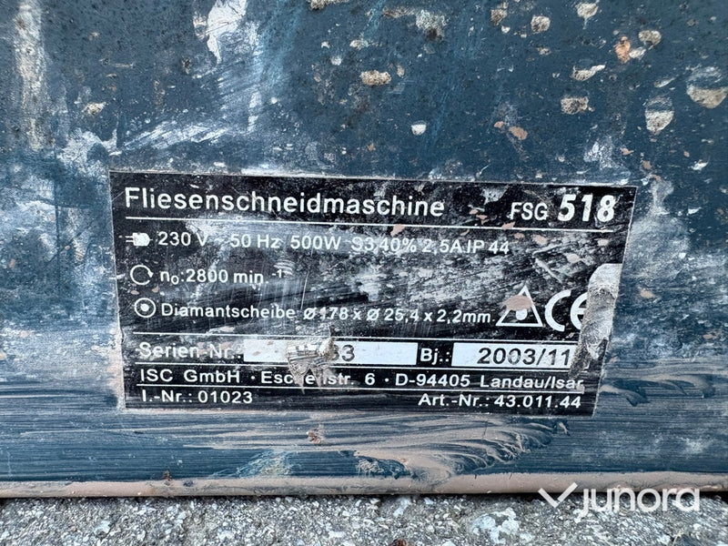 Vatten kakelskärare/klinkerskärare