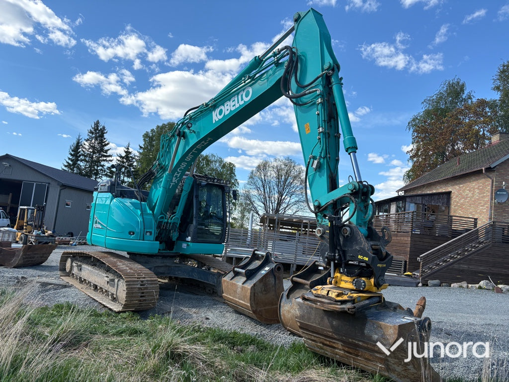 Grävmaskin - Kobelco, SK270SRLC-5E, Med tillbehör